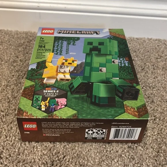 SOLD Lego BigFig Creeper and Ocelot + 
BigFig Pig with Baby Zombie - Picture 4 of 9